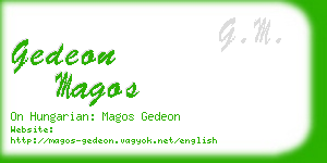 gedeon magos business card